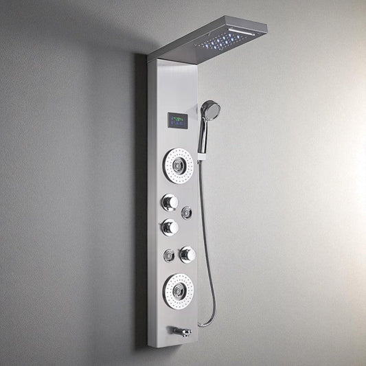 Colonne de Douche Hydromassante à Affichage Digital LED – Massage & Détente - Fluens