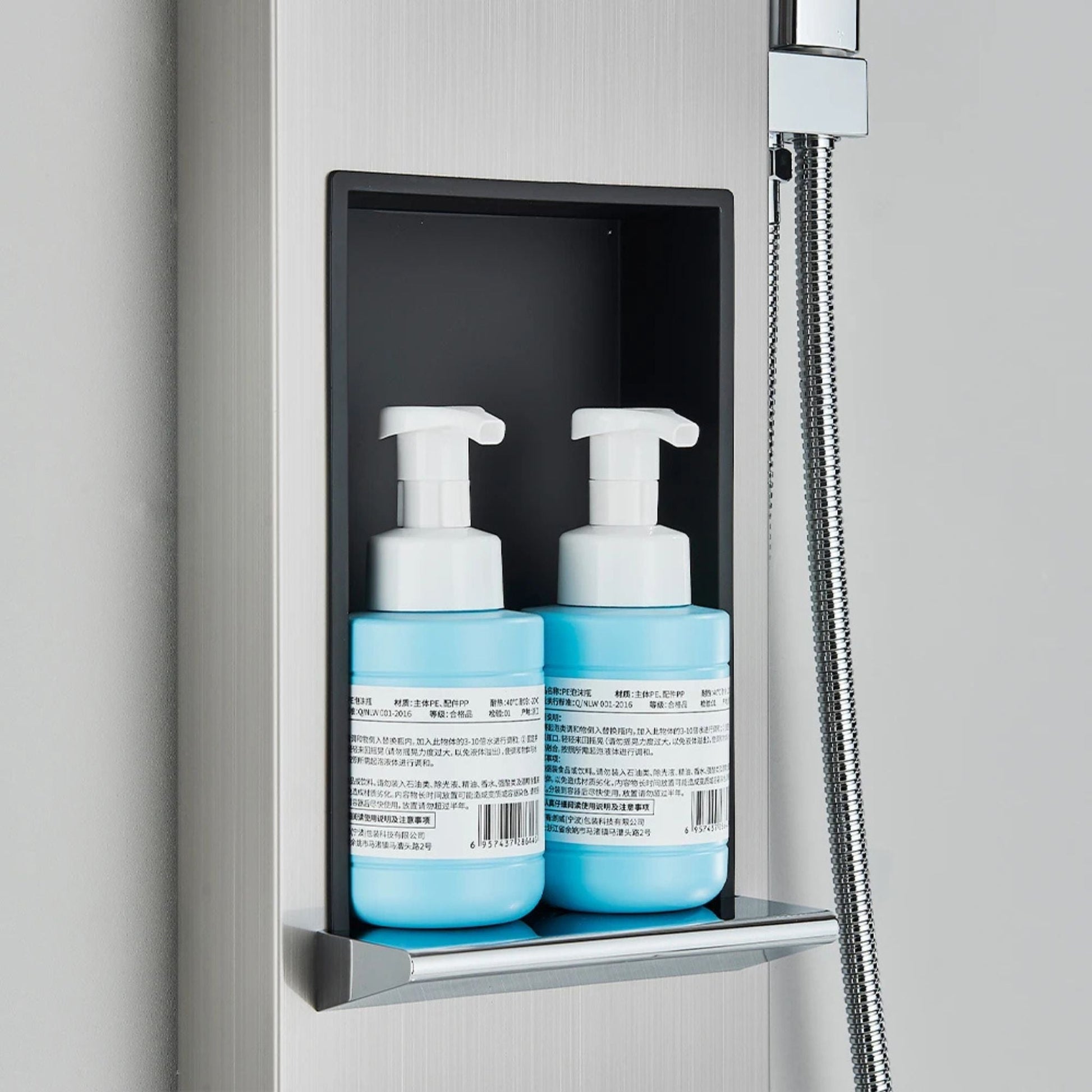 Colonne de Douche Hydromassante – Jets de Massage & Rangement Intégré - Fluens