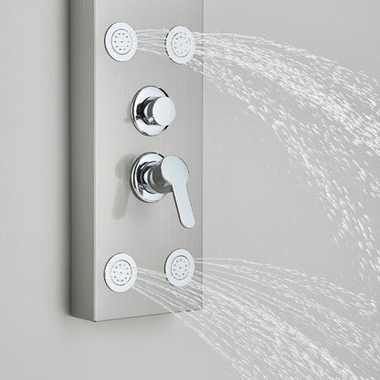 Colonne de Douche Hydromassante – Jets de Massage & Rangement Intégré - Fluens