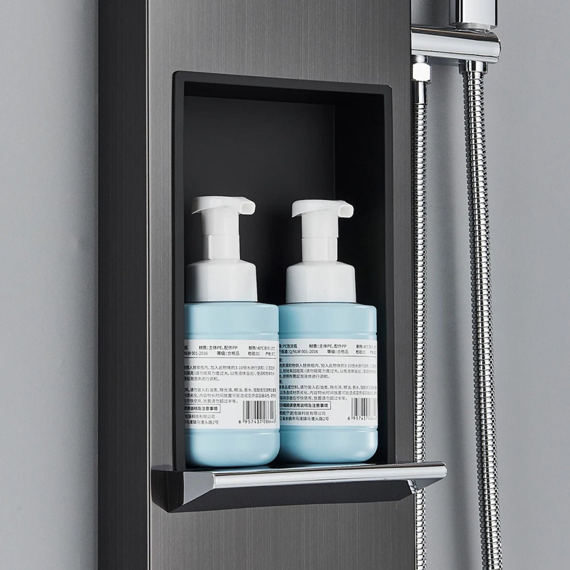 Colonne de Douche Hydromassante – Jets de Massage & Rangement Intégré - Fluens