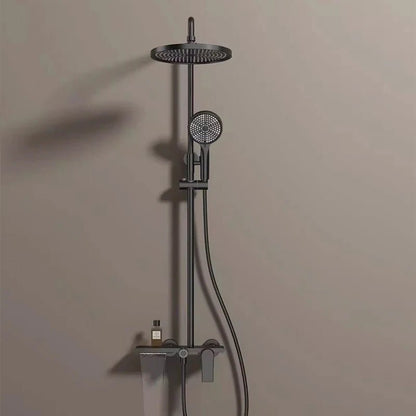 Colonne de Douche Thermostatique Premium Brossé – Système 3 Voies - Fluens