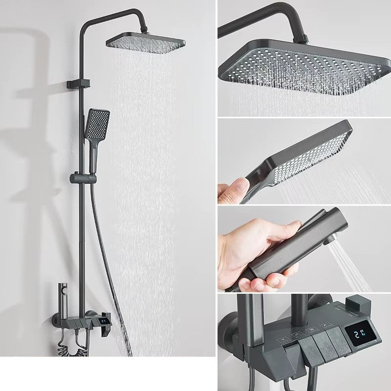 Colonne de douche moderne – affichage digital  & mitigeur mécanique
