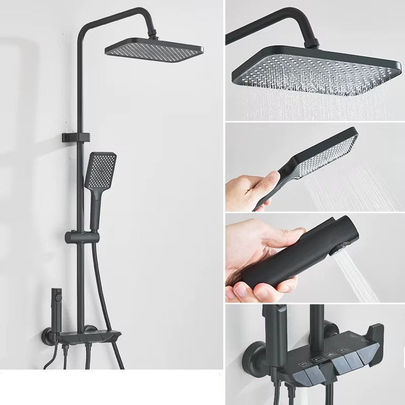 Colonne de douche moderne – affichage digital  & mitigeur mécanique