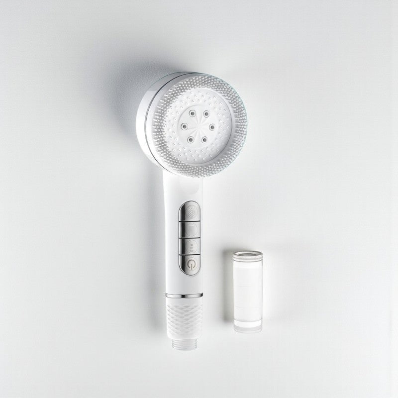 Pommeau de Douche Anti-Calcaire – Haute Pression Économie d’Eau, 4 Modes