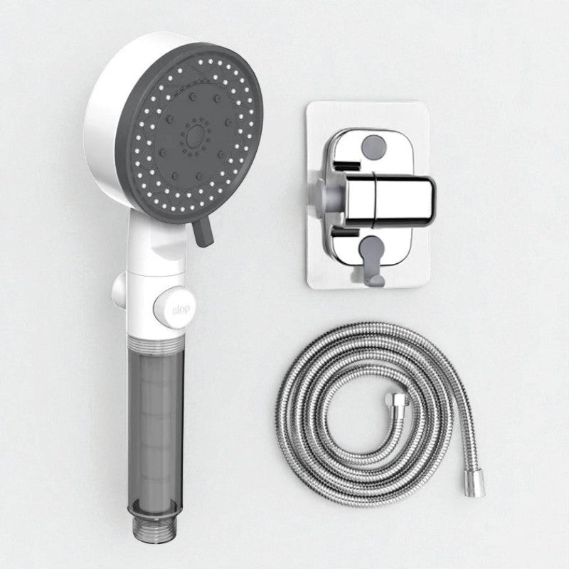 Pommeau de douche anti - calcaire – haute pression, économie d’eau, 10 modes - Fluens
