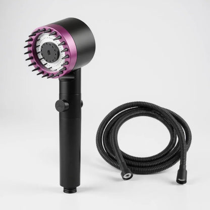 Pommeau de douche anti - calcaire – haute pression, économie d’eau, 3 modes - Fluens