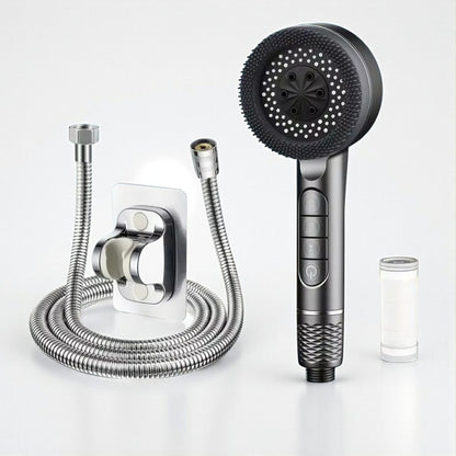 Pommeau de Douche Anti - Calcaire – Haute Pression Économie d’Eau, 4 Modes - Fluens