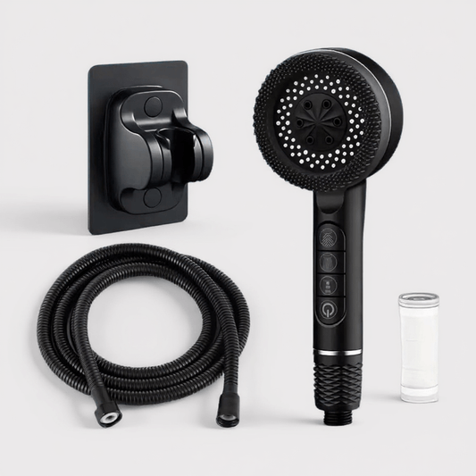 Pommeau de Douche Anti - Calcaire – Haute Pression Économie d’Eau, 4 Modes - Fluens