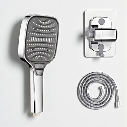 Pommeau de douche anti - calcaire – Haute pression & économie d’eau, 7 modes (bouton Stop) - Fluens