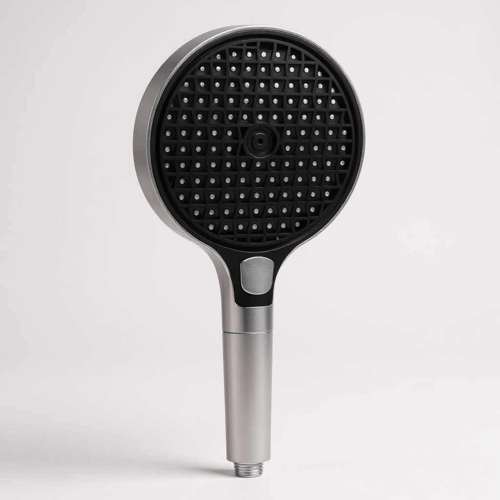 Pommeau de douche anti - calcaire XXL – haute pression, 3 modes - Fluens