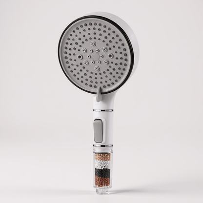 Pommeau de Douche Filtration Anti - Calcaire – Haute Pression &Économie d’Eau, 5 modes - Fluens