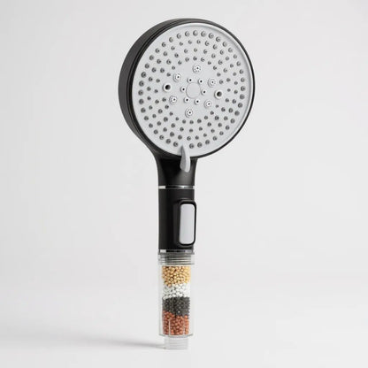 Pommeau de Douche Filtration Anti - Calcaire – Haute Pression &Économie d’Eau, 5 modes - Fluens