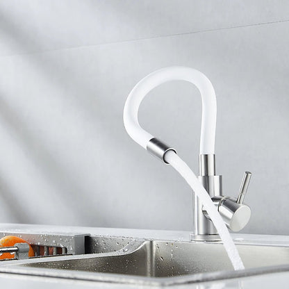 Robinet de Cuisine – Mitigeur à Bec Flexible 360° en Acier Inoxydable - Fluens