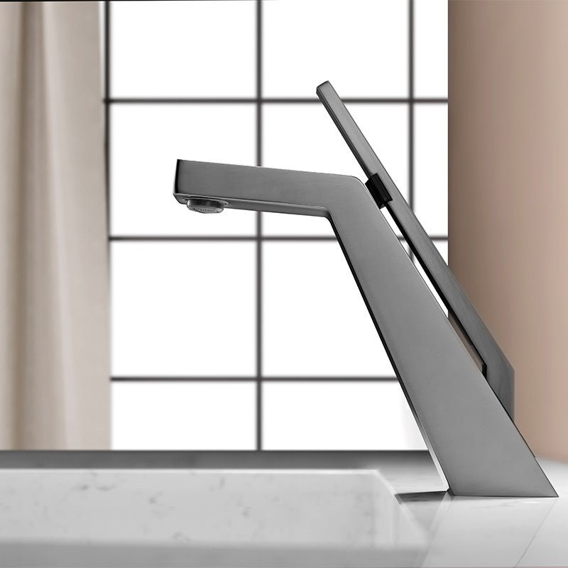 Robinet de salle de bain moderne en laiton – Mitigeur haut de gamme durable - Fluens