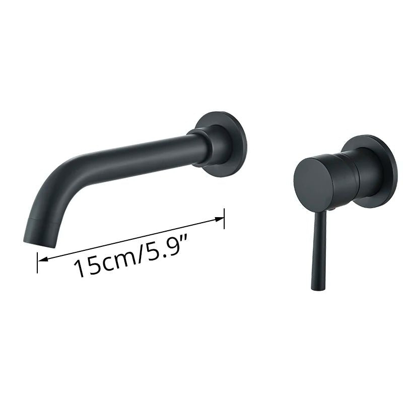 Robinet de salle de bain mural – Design élégant, plusieurs finitions - Fluens