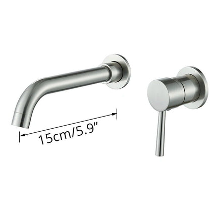 Robinet de salle de bain mural – Design élégant, plusieurs finitions - Fluens