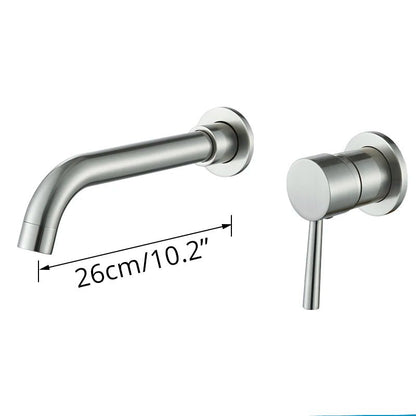 Robinet de salle de bain mural – Design élégant, plusieurs finitions - Fluens