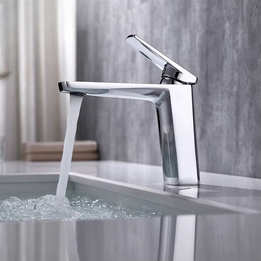 Robinet de salle de bain premium en laiton – mitigeur moderne et durable - Fluens