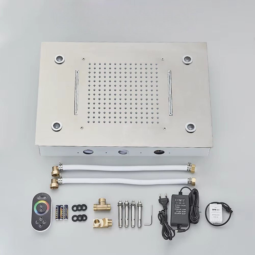 Tête de Douche LED Encastrable – Luxe - Fluens