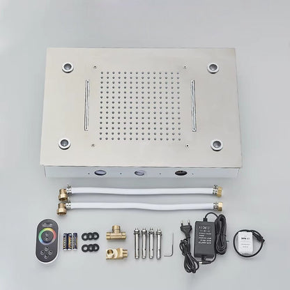 Tête de Douche LED Encastrable – Luxe - Fluens