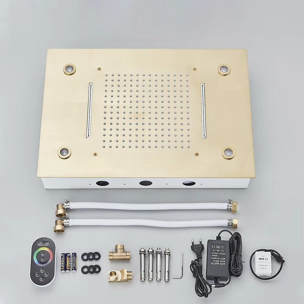 Tête de Douche LED Encastrable – Luxe - Fluens