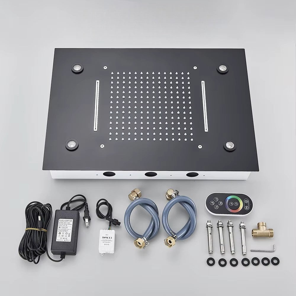 Tête de Douche LED Encastrable – Luxe - Fluens