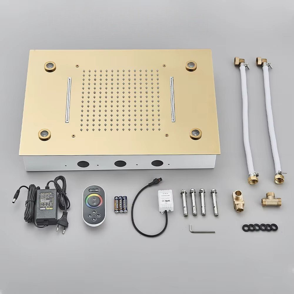 Tête de Douche LED Encastrable – Luxe - Fluens